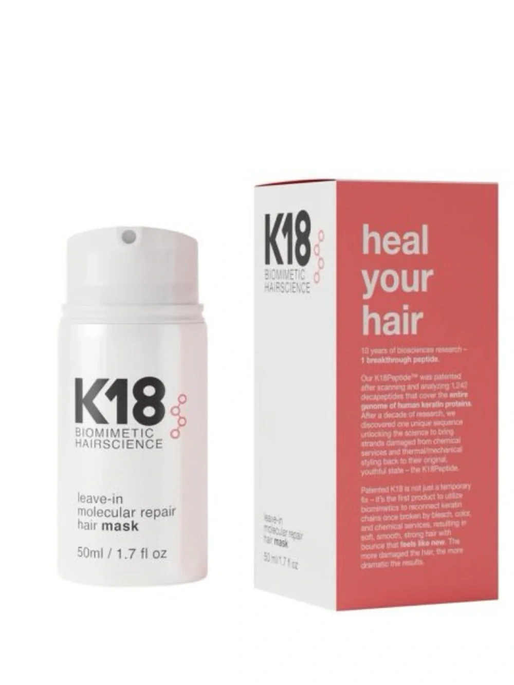 NEW K18 1.7oz Leave-In Molecular Repair Hair Mask